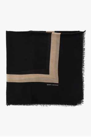 Shawl with logo od Saint Laurent